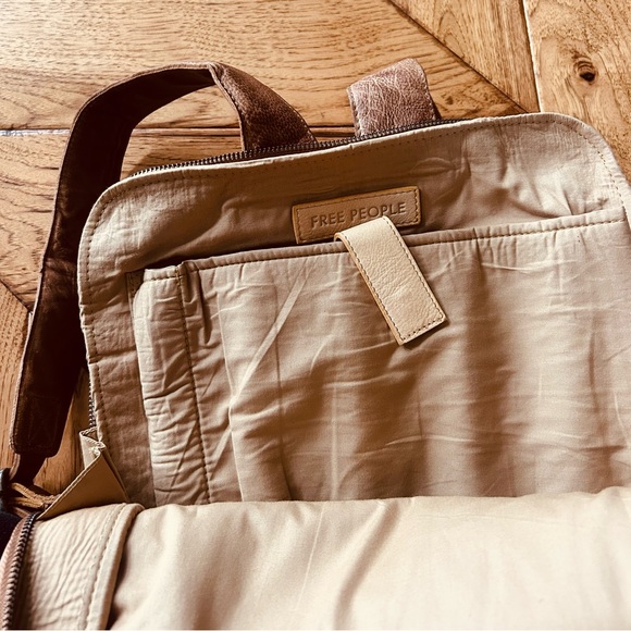 FP Movement by Free People Tan Leather Backpack - Picture 2 of 6
